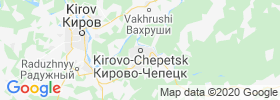 Kirovo Chepetsk map